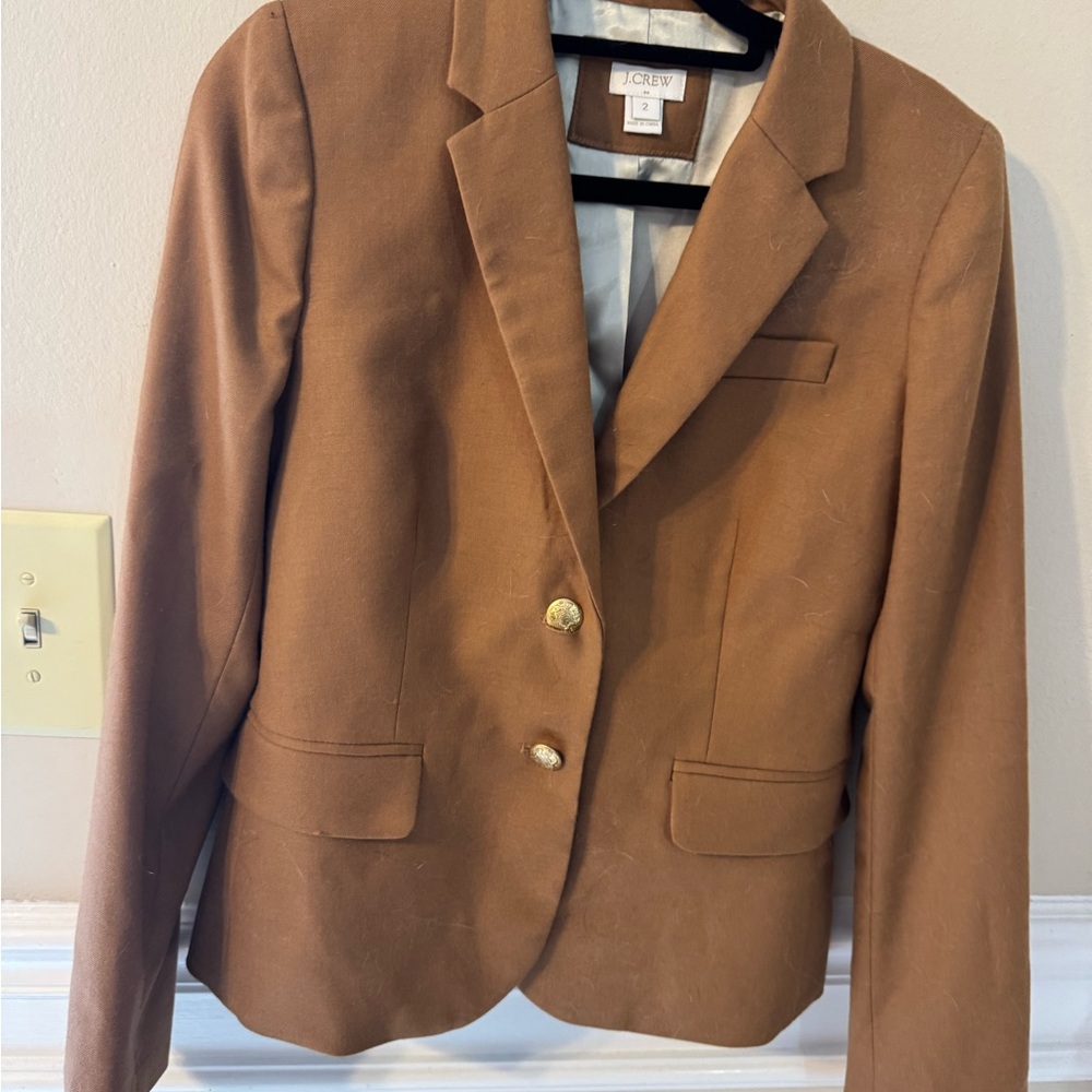J. Crew Brown Blazer Tailored Suit Jacket